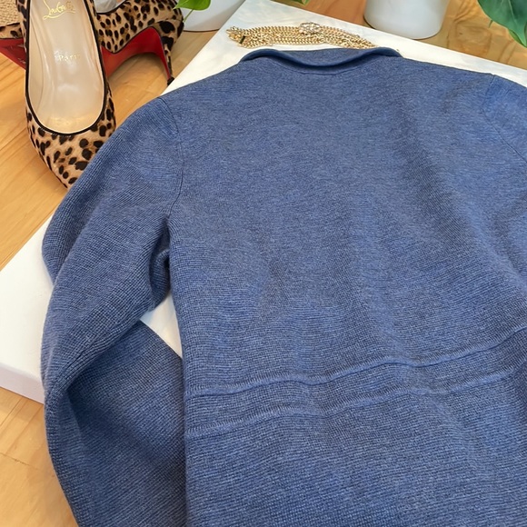 Talbots merino wool sweater jacket - Picture 7 of 9